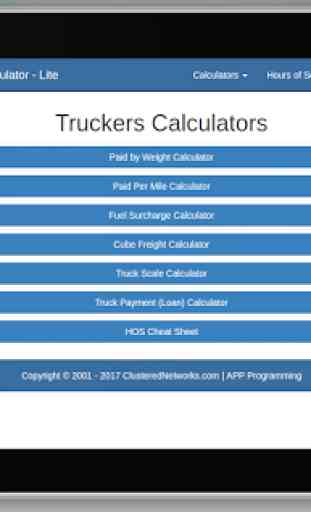 Truckers Calculator 3