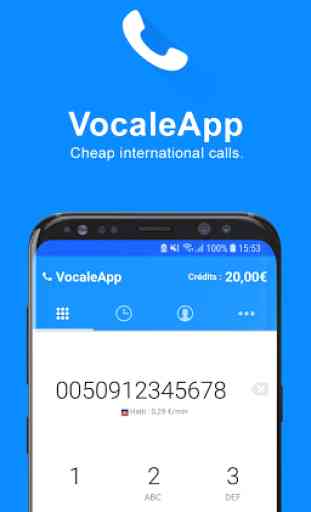 VocaleApp - Cheap international calls 1