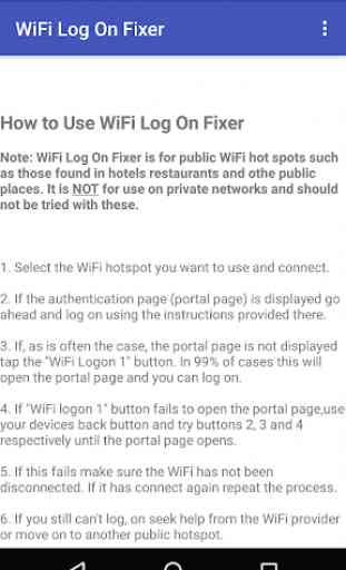 WiFi Log On Fixer 2