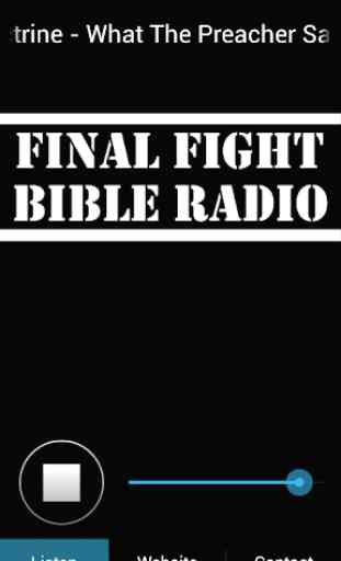 Final Fight Bible Radio 1