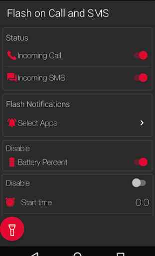 Flash Alerts on Call and SMS 1