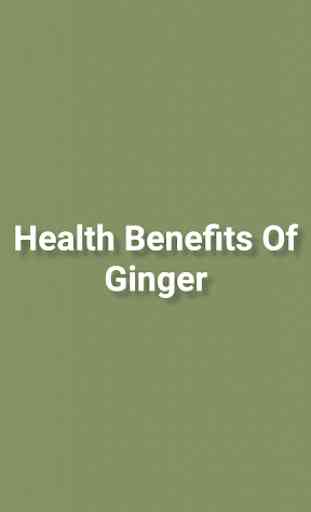 Health Benefits Of Ginger 1