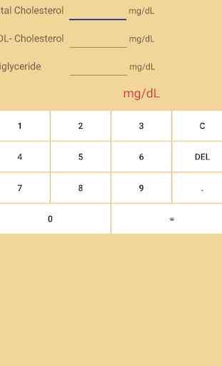 LDL-Cholesterol calculator 1