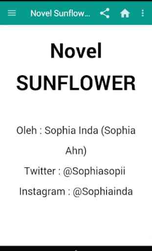 Novel Sunflower 3