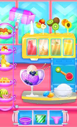 Rainbow Ice Cream Frozen Popsicle Kitchen 4