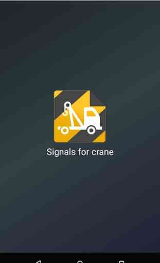 Signals for crane 1