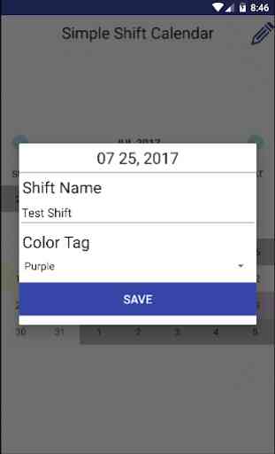 Simple Shift Calendar 3