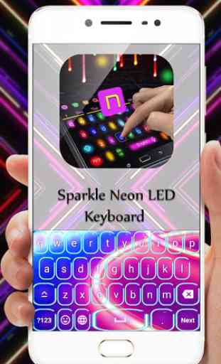 Sparkle Neon Led Keyboard 1