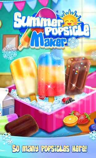 Summer Ice Pop Maker – Baby Frozen Popsicle Food 1