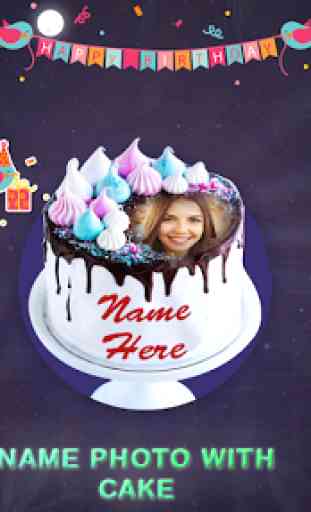 Birthday Cake With Name And Photo 2