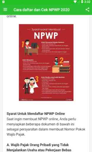 Cara daftar dan Cek NPWP 2020 4
