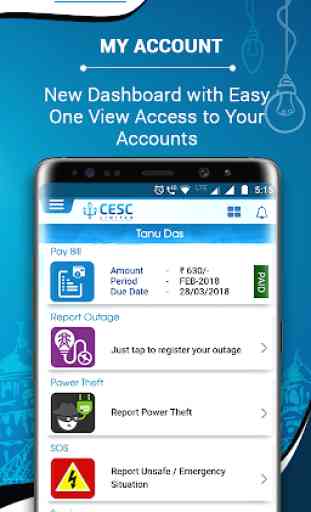 CESCAPPS - Pay Bill, New Supply, Report Outages 4