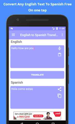 English to Spanish Translation | Free Translator 1