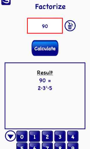 LCM GCD Calculator Prime Factor Math numbers 4