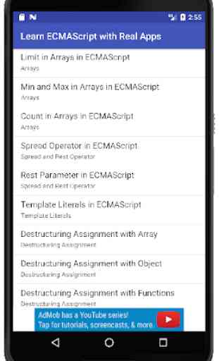 Learn ECMAScript with Real Apps 3