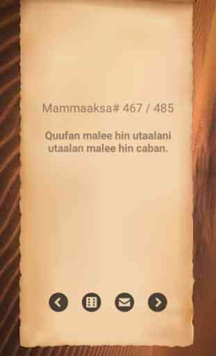 Mammaaksa Oromoo - Oromo Proverb 1