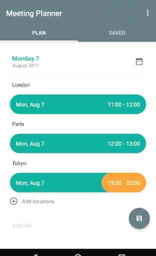 Meeting Planner by timeanddate.com 1