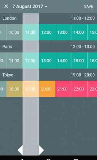Meeting Planner by timeanddate.com 2