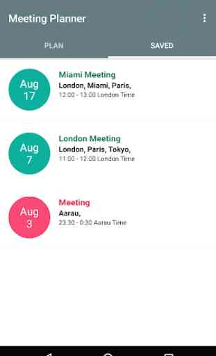 Meeting Planner by timeanddate.com 3