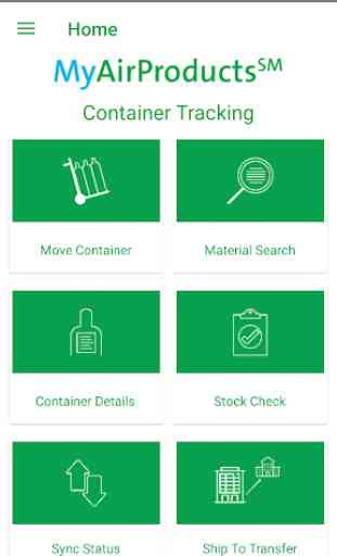 MyAirProducts Container Tracking 3