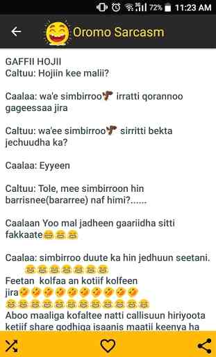 Oromo sarcasm (Jokes) 2