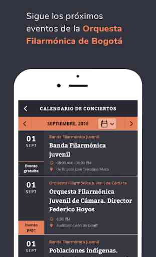 Orquesta Filarmónica de Bogotá. 4
