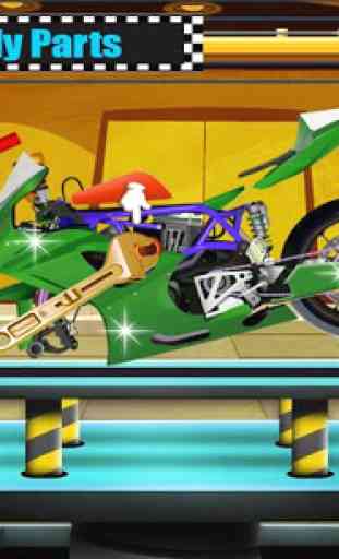 Sports Motorbike Maker Factory - Bike Builder Game 2