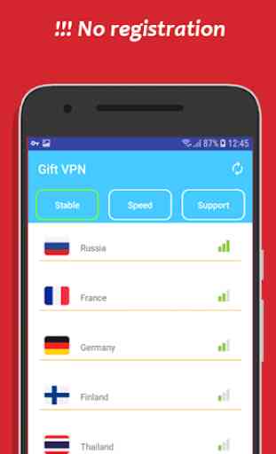 VPN Gift   - FREE VPN - Unlimited and Fast 3