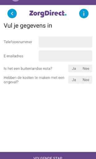 ZorgDirect Declaratie App 2