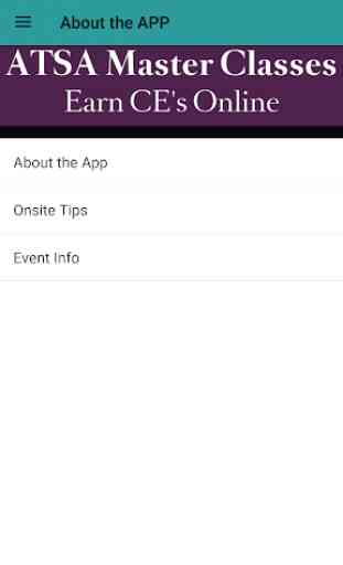 ATSA Events (Conference App) 4
