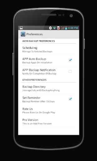 Backup Pro SMS, Contacts, Apps 3