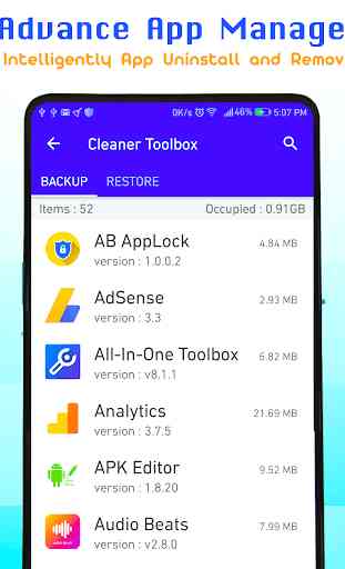 Cleaner Toolbox -Junk Cleaner, Booster,App Manager 3
