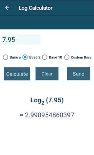 Log and Antilog Calculator 3