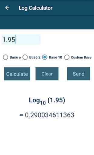 Log and Antilog Calculator 4