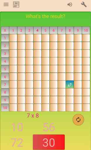 Multiplication Tables Buttons 3