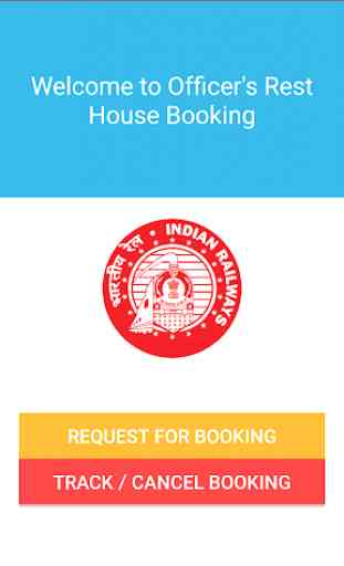 Officers Rest House Booking - West Central Railway 1