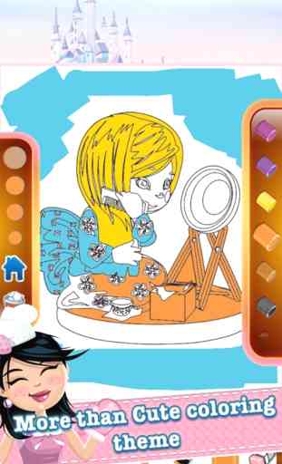 princess kids coloring book inspiration logo page 4
