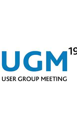 User Group Meeting 2019 3