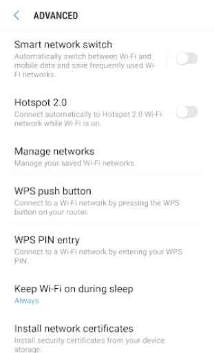 WiFi-IP Settings Shortcut 1