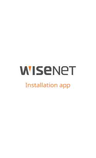 Wisenet Installation 1