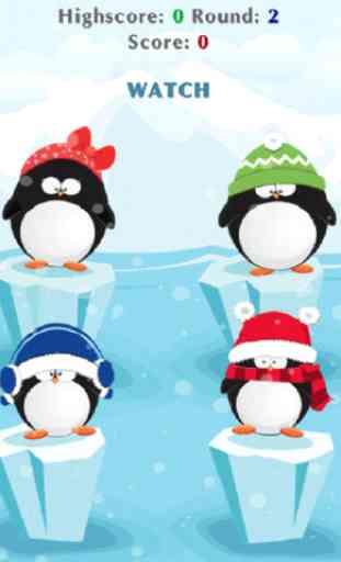 Simple Simon Says - Fun Educational Memory Game for Kids - Penguin edition (FREE) 4