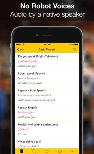 SpeakEasy ~ French, Japanese, Spanish, German Offline Phrasebook and Flashcards with Native Speaker Voice and Phonetics 2