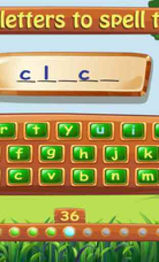 Spelling Bug Hangman Lite- Word Game for kids to learn spelling with phonics 2