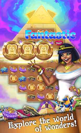 Cleopatra Gifts: Match3 Puzzle 3