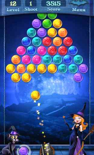 Magic Witch Bubble Shooter 4
