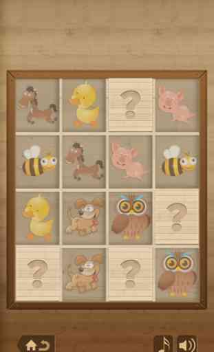 Mind game for kids - Animals 4