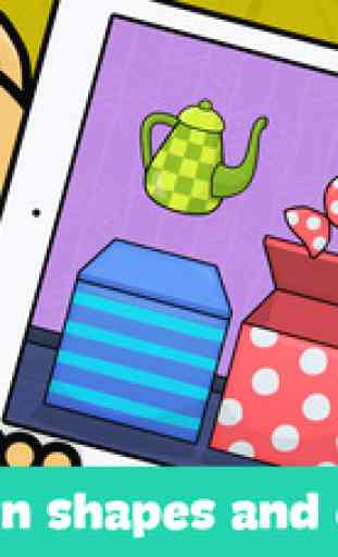 Shapes & colors toddlers games - kids puzzles free 4
