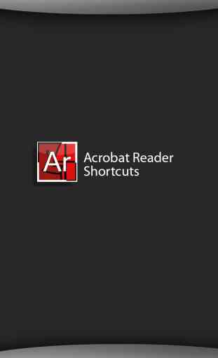 Shortcuts for Acrobat Reader 1