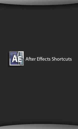 Shortcuts for After Effects 1