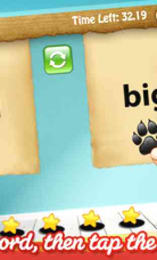 Sight Words Puppy Dash: Vocabulary & Dolch Words Reading & Spelling Game 3